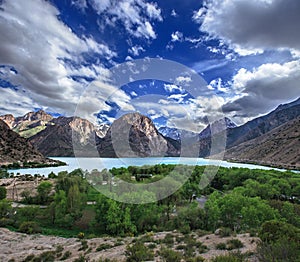 Iskader lake in Fann mountains, Tajikistan