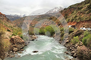 Iskander Darya river and Fann Mountains, Tajikistan