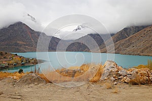 Iskanderdarya mountain river Tajikistan