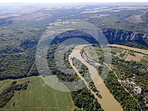 Iskar river, passing near village of Karlukovo, Bulgaria