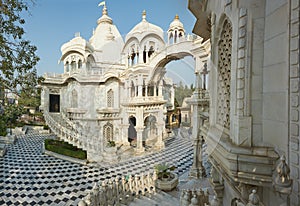 ISKCON Krishna Balaram Temple.Vrindavan, Uttar-Pradesh, India.