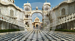 ISKCON Krishna Balaram Temple.Vrindavan, Uttar-Pradesh, India. photo