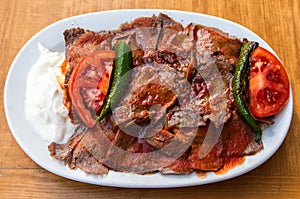 Iskender doner in Turkey
