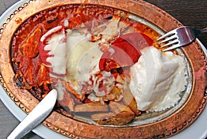 Iskender kebab