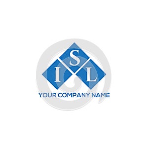 ISL letter logo design on white background. ISL creative initials letter logo concept. ISL letter design.ISL letter logo design on photo
