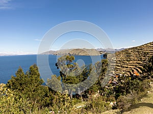 Isla del Sol (Island of the Sun). Lake Titicaca
