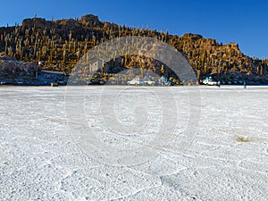 Isla Incahuasi on Salar de Uyuni