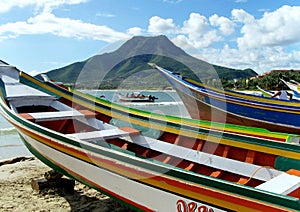 Isla Margarita fishing boats photo