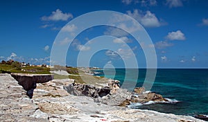 Isla Mujeres Acantilado Amanecer (Cliff of the Dawn) Punta Sur across from Cancun Mexico