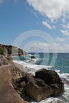 Isla Mujeres island - Punta Sur point also called Acantilado del Amanecer Cliff of the Dawn