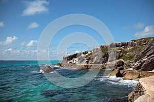 Isla Mujeres island - Punta Sur point also called Acantilado del Amanecer Cliff of the Dawn