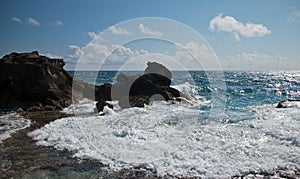 Isla Mujeres island - Punta Sur point also called Acantilado del Amanecer Cliff of the Dawn