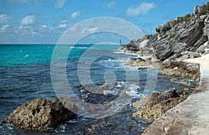 Isla Mujeres island - Punta Sur point also called Acantilado del Amanecer or Cliff of the Dawn