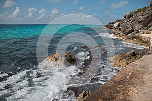 Isla Mujeres island - Punta Sur point also called Acantilado del Amanecer or Cliff of the Dawn photo