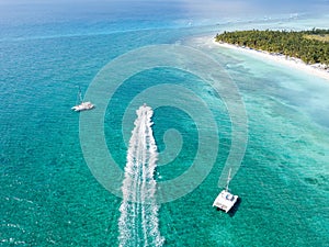 Isla Saone Beach in Punta Cana, Dominican Republic photo