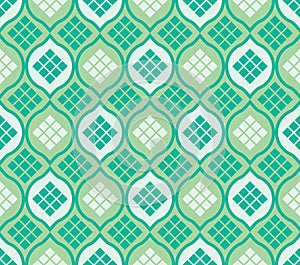 Islam window ketupat seamless pattern