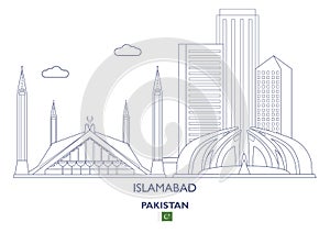 Islamabad City Skyline, Pakistan photo