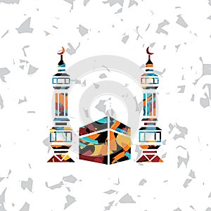 Islamic abstract calligraphy art