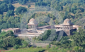 islamic ancient architecture, baz bahadur palace mandav, madhya pradesh, India