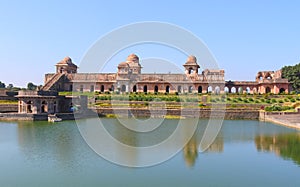 Islamic ancient Historic architecture, jahaj mahal, mandav, madhyapradesh,India