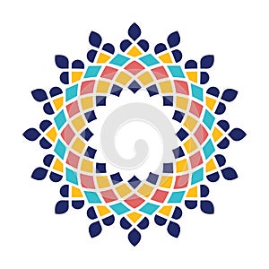 Islamic Arabic vector mandala