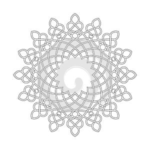 Islamic Arabic vector mandala