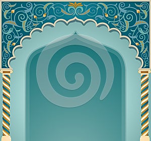 Islamic arch design photo