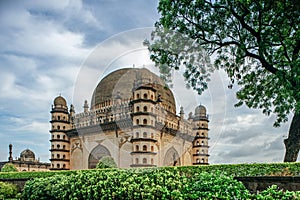 Islamic Architecture Built-in 1659 by Muhammad Adil Shah Gol Gumbaz