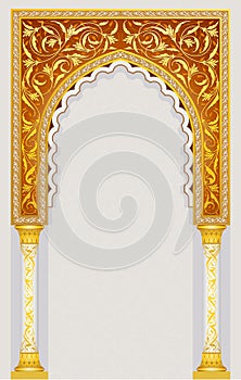 Islamic art arch