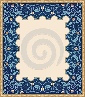 Islamic art frame photo