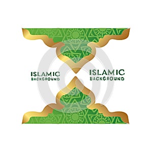 Islamic background free vector illustration