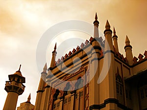 Islamic building - Mosque at evening