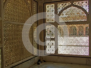 Islámico tallado ventanas 
