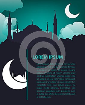 Islamic design template