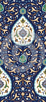 Islamic Floral Seamless Pattern for your design