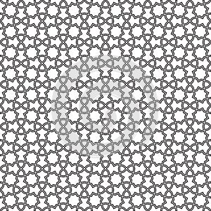 Islamic girih pattern background