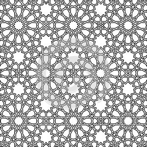 Islamic girih pattern background photo