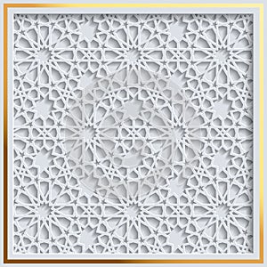 Islamic girih pattern background