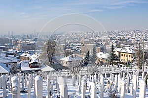 Islamic graveyard in Sarajevo