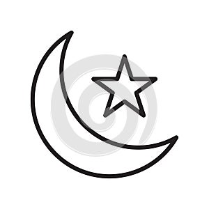 Islamic Icons Line Art Vector, Ramadan Kareem Elements, Eid Mubarak Design Elements, Muslim Prayer, Mosque