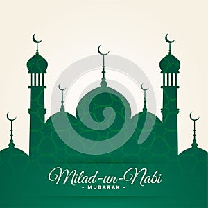 Islamic milad un nabi festival card design