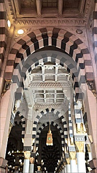 The Islamic mosque architecture in Mecca