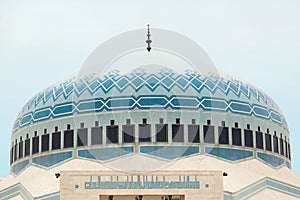 Islamic mosque dome in Amman, Jordan