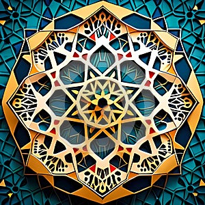 Islamic ornament photo