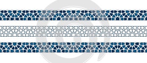 Islamic ornament pattern border for Ramadan card