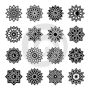 Islamic Pattern silhouettes