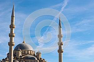 Islamic photo. Eminonu New Mosque or Yeni Cami in Istanbul