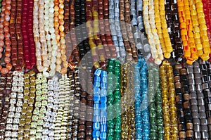 Islamic prawer bead, colorful misbaha