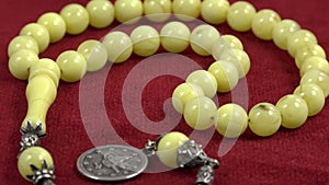 Islamic prayer beads mead of amber