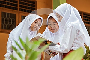 Islamic school students studying together